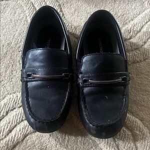 Nordstrom Black Leather Loafers for Men